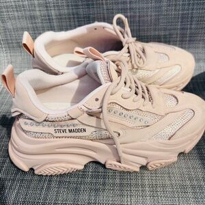 Steve Madden Pink Chunky Sneakers